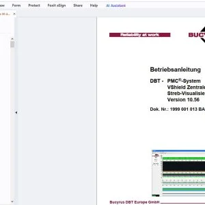 Cat Bucyrus PMC-System VShield Zentrale Streb-Visualisierung Version 10.56 Betriebsanleitung - PDF DOWNLOAD