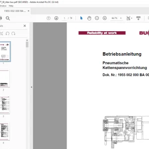 Cat Bucyrus Pneumatische Kettenspannvorrichtung Betriebsanleitung - PDF DOWNLOAD