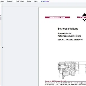 Cat Bucyrus Pneumatische Kettenspannvorrichtung Betriebsanleitung - PDF DOWNLOAD