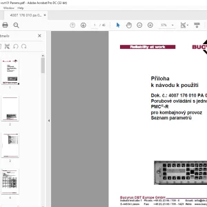 Cat Bucyrus Porubové ovládání s jednotkou PMC-R k návodu k použití - PDF DOWNLOAD