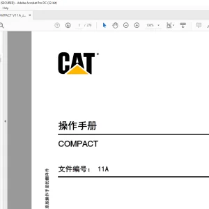 Cat COMPACT 操作手册 - PDF DOWNLOAD