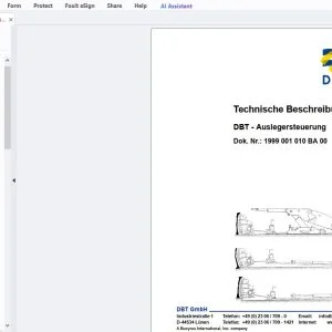 Cat DBT - Auslegersteuerung Technische Beschreibung - PDF DOWNLOAD