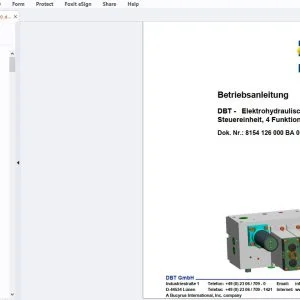 Cat DBT - Elektrohydraulische Steuereinheit, 4 Funktionen Betriebsanleitung - PDF DOWNLOAD