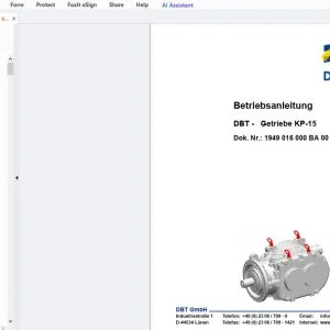 Cat DBT - Getriebe KP-15 Betriebsanleitung - PDF DOWNLOAD