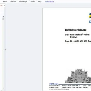 Cat DBT-Reisshaken-Hobel RHH 42 Betriebsanleitung - PDF DOWNLOAD
