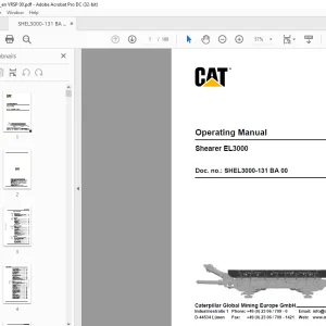 Cat Shearer EL3000 Operating Manual - PDF DOWNLOAD