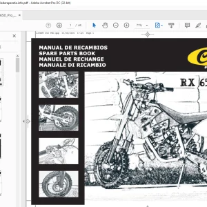 Conti RX654 Pro Spare Parts Book Manual - PDF DOWNLOAD