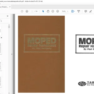 DEMPSEY Moped 1979 Repair Handbook Manual -  PDF DOWNLOAD
