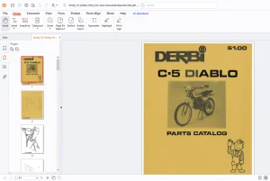 Derbi C.5 Diablo Parts Manual - PDF DOWNLOAD