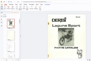 Derbi Laguna Sport Parts Manual - PDF DOWNLOAD