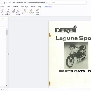 Derbi Laguna Sport Parts Manual - PDF DOWNLOAD