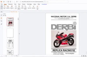 Derbi Replica Racing 02 Parts Manual - PDF DOWNLOAD