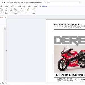Derbi Replica Racing 02 Parts Manual - PDF DOWNLOAD