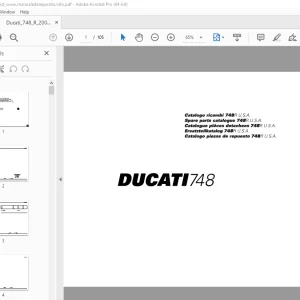 Ducati 748R Parts Manual 915.1.150.1A - PDF DOWNLOAD