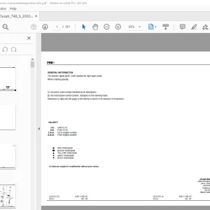 Ducati 748S Parts Manual 915.1.103.1C - PDF DOWNLOAD