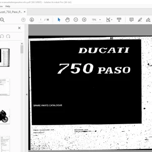 Ducati 750 PASO Parts Manual - PDF DOWNLOAD