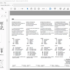 Ducati 996 2001 Parts Manual 915.1.081.1C - PDF DOWNLOAD