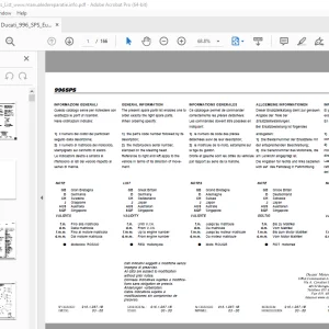Ducati 996SPS 2000 Parts Manual 915.1.087.1B - PDF DOWNLOAD