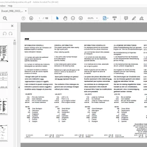 Ducati 998 2003 Parts Manual 915.1.136.1B - PDF DOWNLOAD