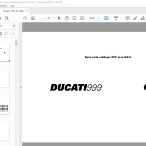 Ducati 999R 2005 Parts Manual PN 91511902C - PDF DOWNLOAD