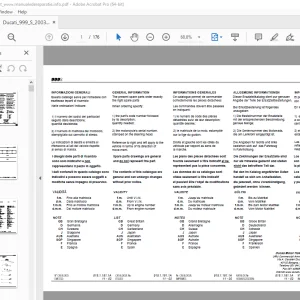 Ducati 999S 2003 Parts Manual 915.1.181.1A - PDF DOWNLOAD
