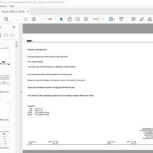 Ducati 999S 2004 Parts Manual 915.1.177.1B - PDF DOWNLOAD