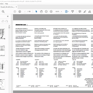 Ducati MONSTER 620 2003 Parts Manual PN 91511401B - PDF DOWNLOAD
