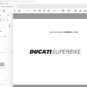 Ducati Superbike 1098S_2008 Parts Manual PN 91512641B - PDF DOWNLOAD