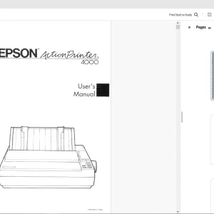 Epson Action Printer 4000 Users Manual - PDF DOWNLOAD