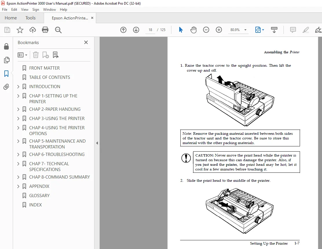 Epson Action Printer 3000 User's Manual - PDF DOWNLOAD - Image 2