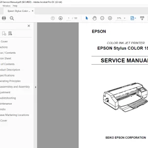 Epson Stylus Color 1520 Service Manual - PDF DOWNLOAD