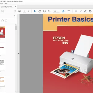 Epson Stylus Color 660 Printer Basics - PDF DOWNLOAD