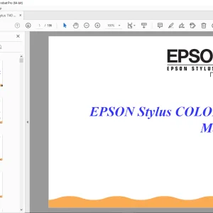 Epson Stylus Color 740 Manual - PDF DOWNLOAD