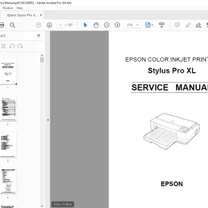Epson Stylus Color XL Epson Color Inkjet Printer Service Manual - PDF