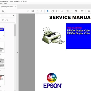 Epson Stylus Photo 700 Service Manual -  PDF DOWNLOAD