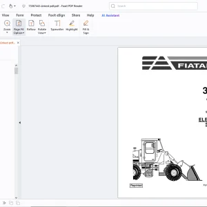 Fiatallis 345-B Wheel Loader Service Manual - PDF