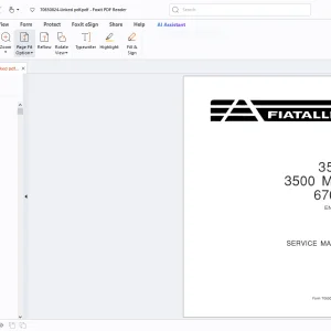 Fiatallis 3500 3500 MKII 670 T Engines Service Manual - PDF