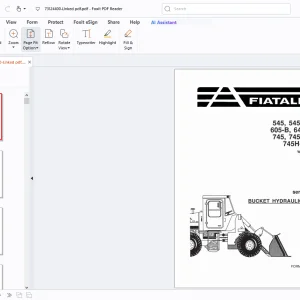 Fiatallis 545 545-B 605-B 645 645-B 745 745H 745H-B 745-C Service Manual PDF