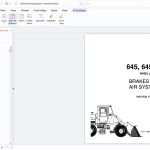 Fiatallis 645 645-B Wheel Loader Service Manual - PDF