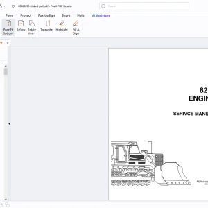 Fiatallis 8215 Engine Service Manual - PDF
