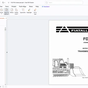 Fiatallis FD30 Crawler Tractors Service Manual - PDF