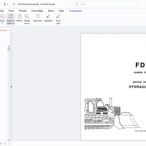 Fiatallis FD30 Crawler Tractors Service Manual - PDF
