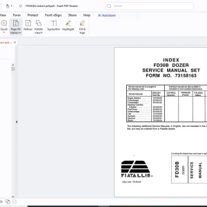Fiatallis FD30B Dozer 8285 Engine Service Manual - PDF