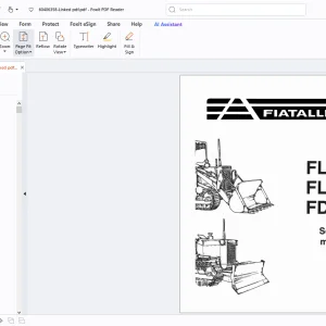 Fiatallis FL5 FL5B FD5 Crawler Dozer Service Manual - PDF