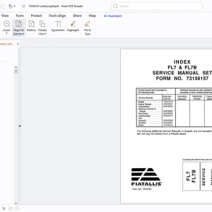 Fiatallis FL7 FL7B Crawler Dozer 8065 Engine Service Manual - PDF