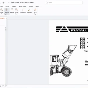 Fiatallis FR 10 FR 12 FR 12B Wheel Loader Service Manual - PDF
