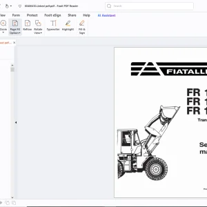 Fiatallis FR10 FR12 FR12B Transmission Loader Service Manual - PDF