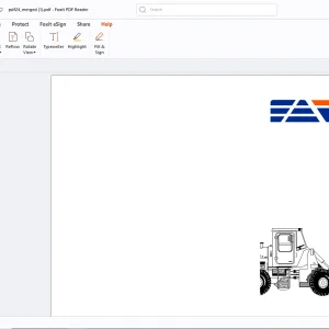 Fiatallis FR35 Wheel Loader Service Manual - PDF