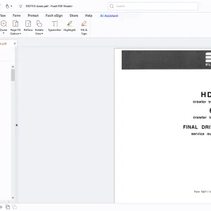 Fiatallis HD-6 Crawler Tractor 6G Crawler Loader  Service Manual - PDF
