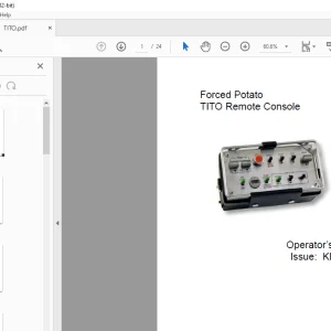Forced Potato TITO Remote Console Operator’s Manual - PDF DOWNLOAD